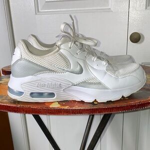 Nike Air Max White and Gray Sneakers